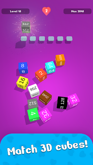 Fusion Match 3D: 2048 Screenshot 0