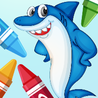 Shark Coloring Book