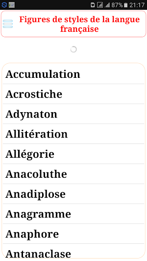 Les figures de style Screenshot 0