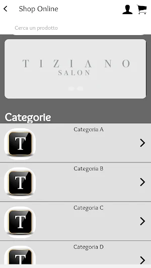 Tiziano Salon Screenshot 2