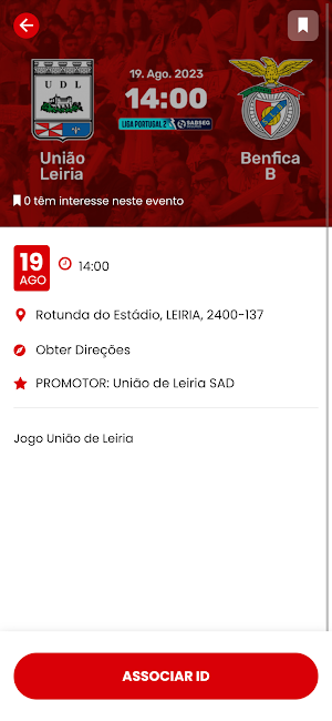 União de Leiria Official App Screenshot 2
