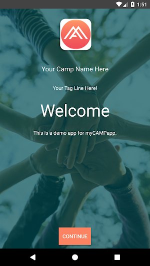 myCAMPapp Screenshot 0