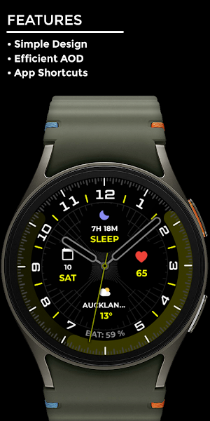 Night ver 24 - watch face Screenshot 1