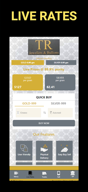 T R Jewellers Retails Screenshot 0