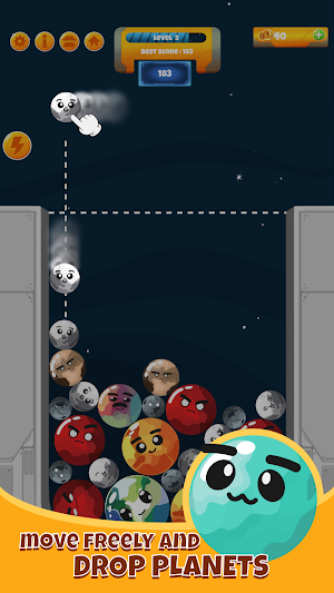 Solar Merge: Drop Merge Puzzle Screenshot 1
