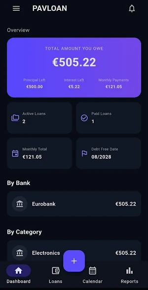 PavLoan - Loan Tracker Screenshot 1