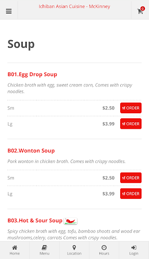 Ichiban Asian Cuisine McKinney Screenshot 2