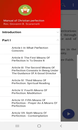 Manual of Christian Perfection (Rev. Scaramelli) Screenshot 0