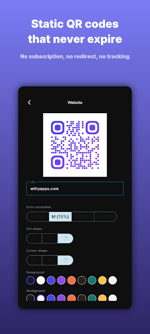 QR Code Generator: Logo Maker Screenshot 1