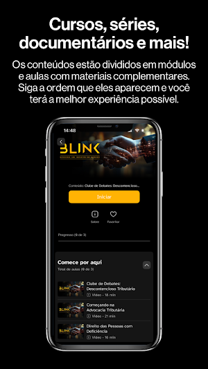 Blink – streaming educacional Screenshot 1