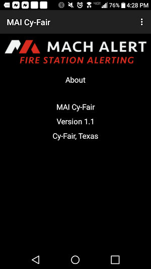 BCFD Alerting Screenshot 1