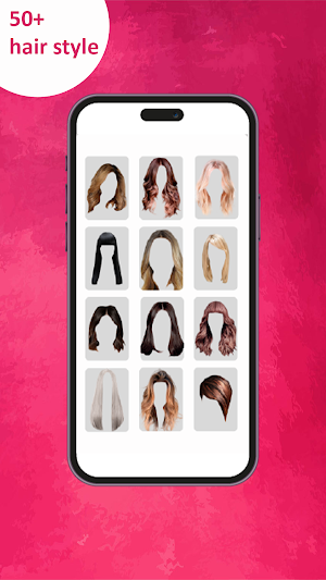 Woman Hairstyle Photo Editor Screenshot 1