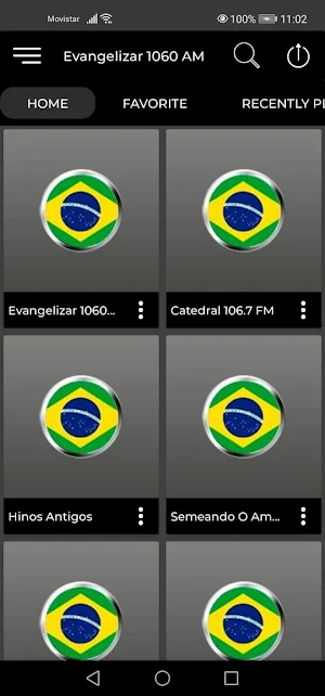 Rádio Evangelizar am 1060 Screenshot 2