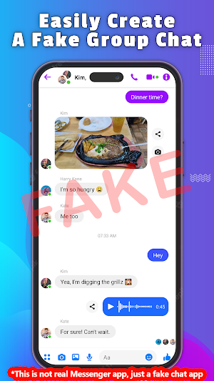 Fake Chat - Prank Message Screenshot 2