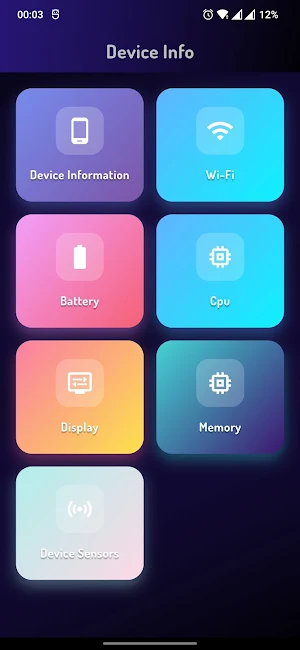 Device Info Screenshot 0