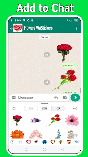 Flowers Stickers For WhatsApp Screenshot 2