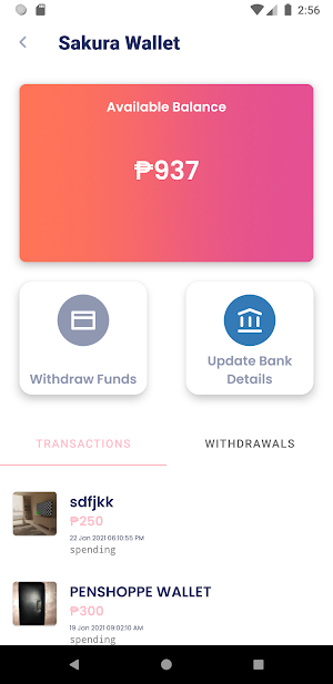 Sakura Free Market Screenshot 0