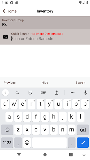 PioneerRx Mobile Inventory Screenshot 1