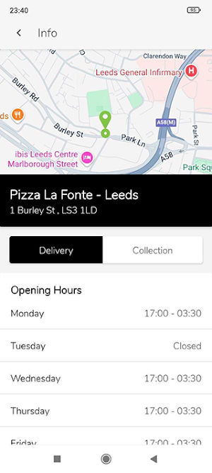 Pizza La Fonte - Leeds Screenshot 1