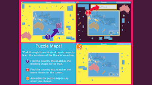 Oceania - Montessori Geography Screenshot 2