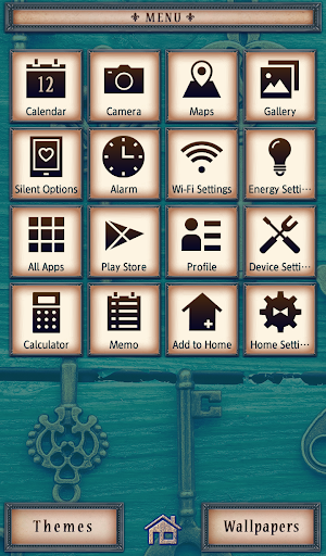 Antique Keys Theme Screenshot 1