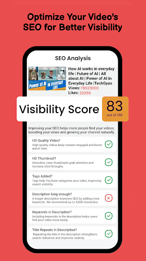 YouSEO- SEO Tools Grow Channel Screenshot 2