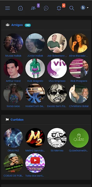 hallbook - Rede Social Screenshot 1