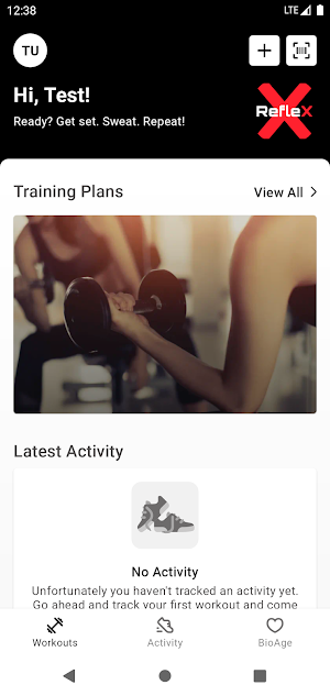 Reflex Fitness Screenshot 2