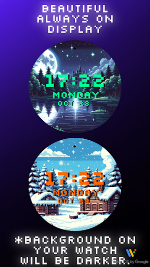 PixelWatch Wear OS Watch Face Screenshot 2