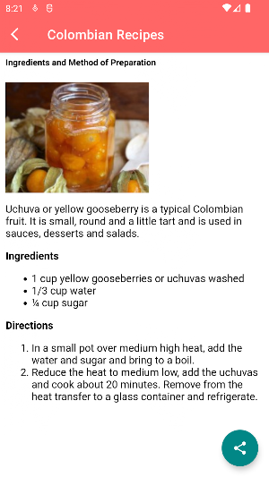 Colombian Culinary Delights Screenshot 2