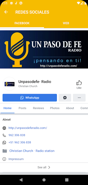 Un Paso De Fe Radio Oficial Screenshot 3