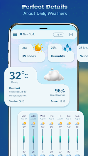 Daily Weather : Live Forecast Screenshot 1