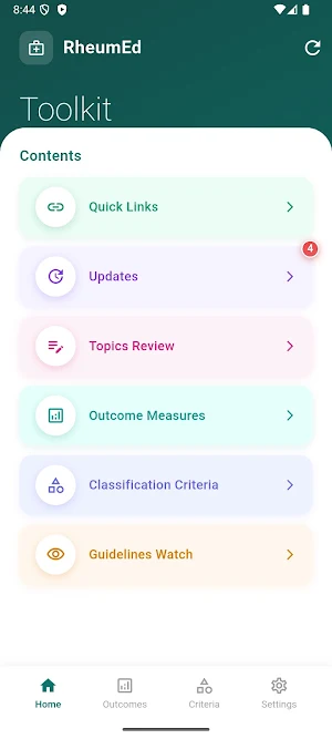 RheumEd Screenshot 0