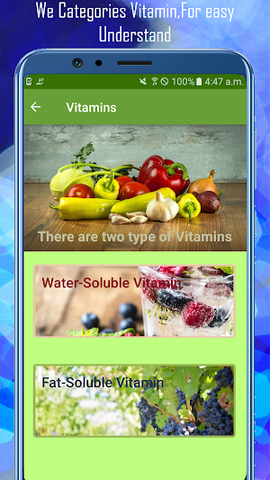 Vitamins and Minerals Screenshot 2