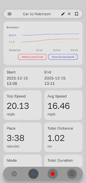 Offline GPS Tracker & Compass Screenshot 2