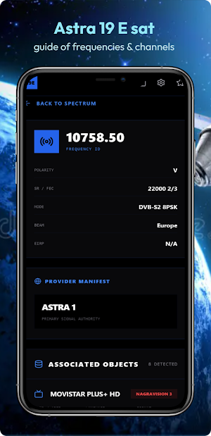 Astra 19.2°E Frequencies Screenshot 3
