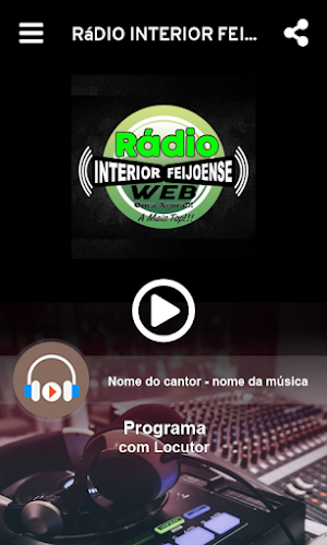 Rádio Interior Feijoense Web Screenshot 1