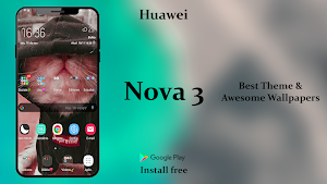 Theme for Huawei Nova 3: Huawei Nova 3 launcher Screenshot 0