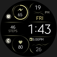 Digital Black v3 watch face
