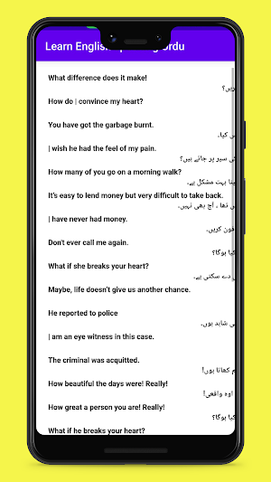 Learn English speaking Urdu Screenshot 3