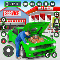 Gas Station Car Mechanic Sim