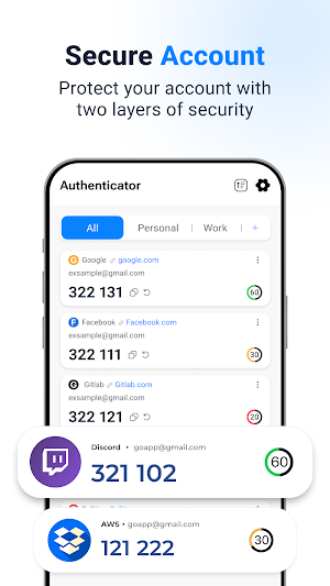Authenticator App: 2FA Scanner Screenshot 1