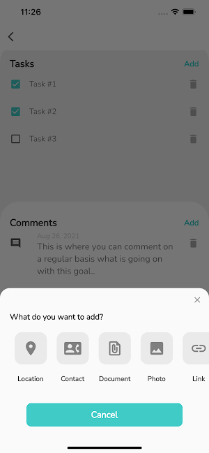 Life Objectives Screenshot 3