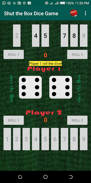 Shut-the-Box Dice Game Screenshot 2
