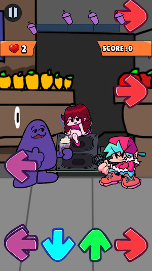 FNF Vs the Scary Grimace Shake Screenshot 1