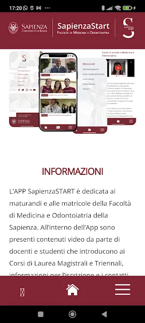 Sapienza Start Screenshot 1