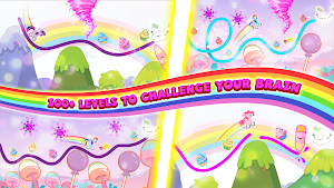 Pony Go : Drawing Race - Rainbow Paint Lines Screenshot 3