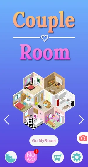 CoupleRoom Online : Decorating  a Room Free Screenshot 0