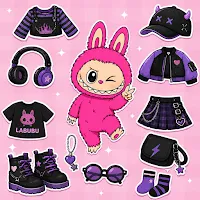 Labubu Games: DIY Dressup