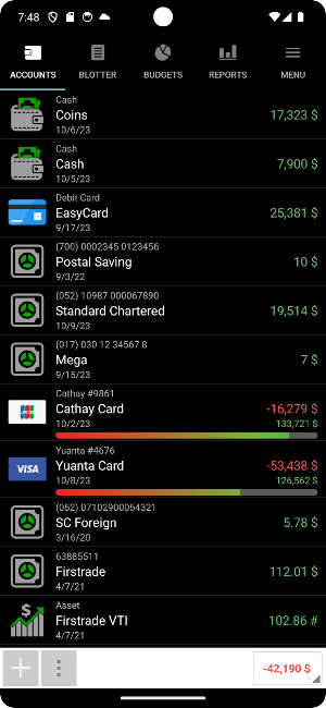 Financisto Holo Screenshot 0
